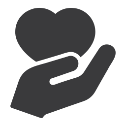 Heart Hand Icon